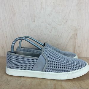 Vince Preston Slip On Mesh Shoes Grey Oyster Women’s Size 9